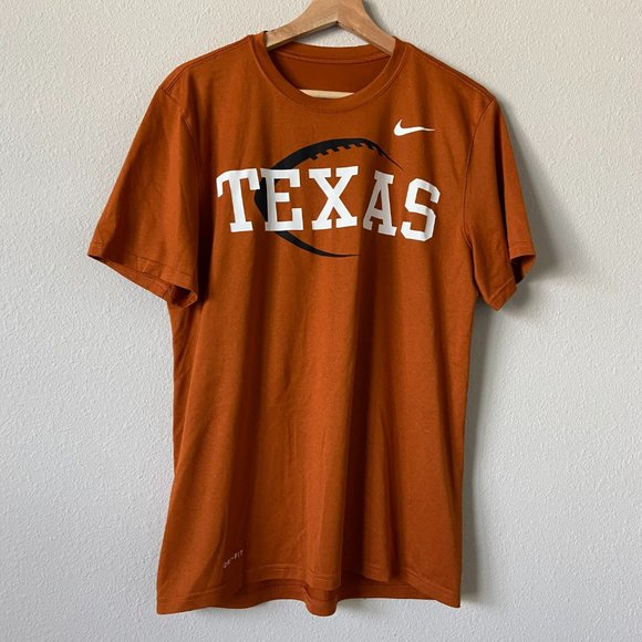 Nike Other - Vintage Nike Dri-FIT University of Texas Longhorns Football T-Shirt Men Medium